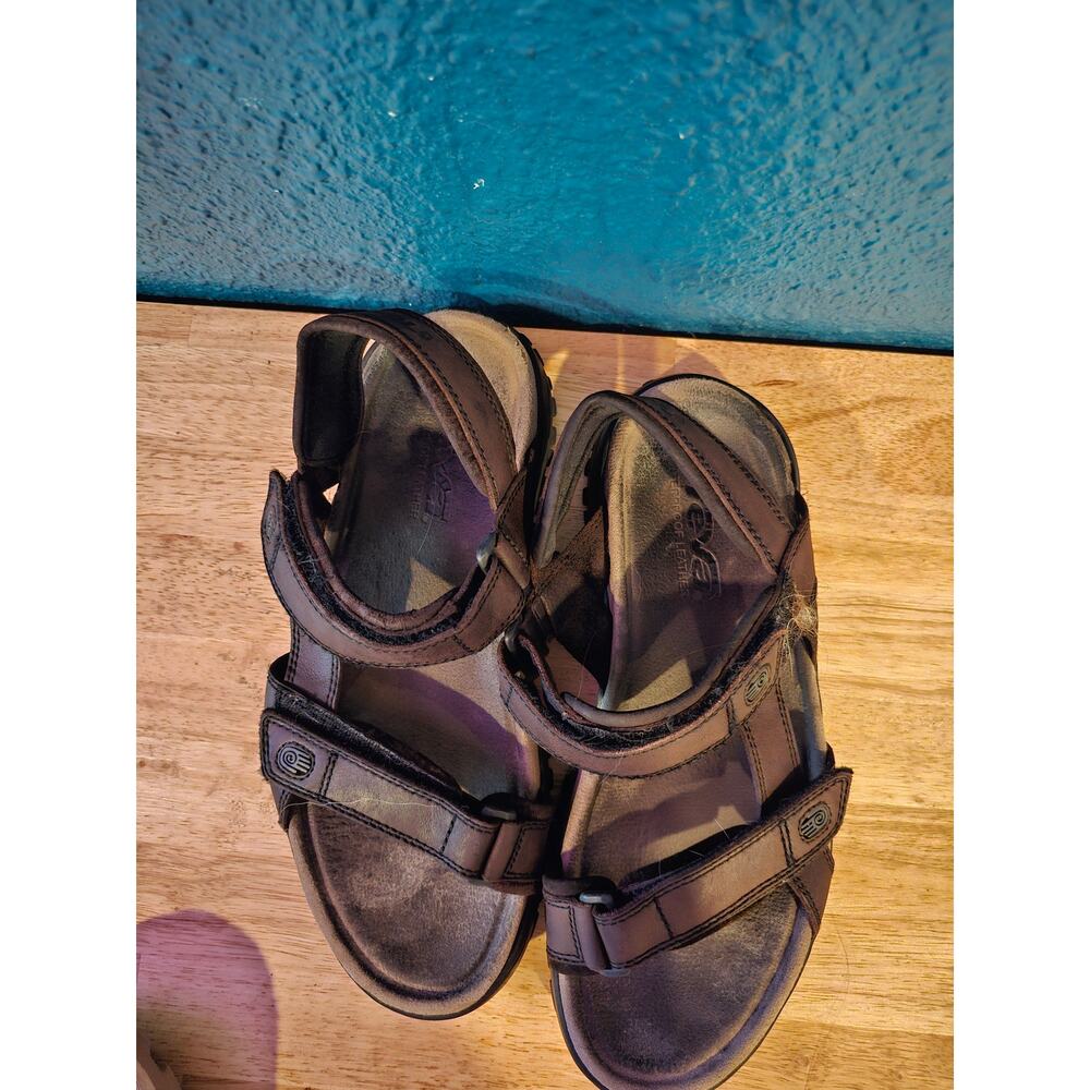 Teva Men's Hiking Sandals Size 12 Brown Outdoor Trail Walking Comfort Shoes - Picture 5 of 9
